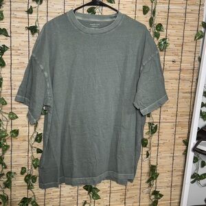 American Eagle Outfitters Women's Green Short Sleeve Tee